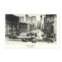 1900 Wall Street Rectangle Stickers