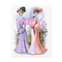 1900s Fashion Dresses Post Card