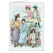 1900s Fashion Greeting Cards