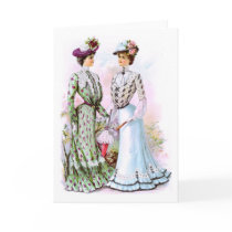 1901 Vintage Dresses Card