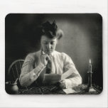 1902 Reading by Candlelight Mousepad
