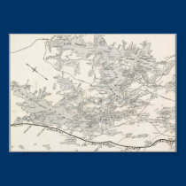 1904 Map Poster posters