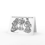 1904 Vintage Graduation Dresses Fashion Art Card