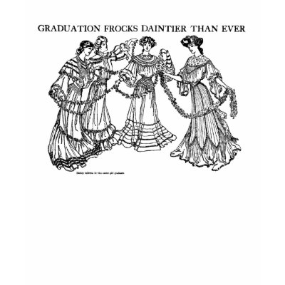 1904 Vintage Graduation Dresses Fashion Art Shirt by Jakestuff