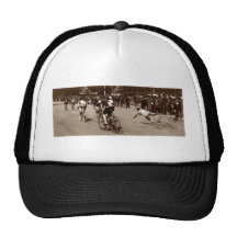 1905 Bicycle Race Wipe Out Trucker Hat
