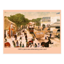 1905 Street Scene Colombo Ceylon Lipton Postcard