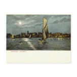 1906 Vintage Chicago at Night Post Card