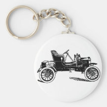 1909 Maxwell auto illustration Key Chains