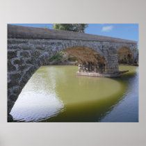 1910 Grouse Creek Two Span Stone Arch Bridge Poster