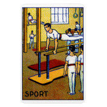 1910 Men's Gymnastics Magnets