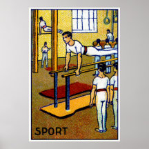 1910 Men's Gymnastics Posters