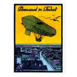 1910 Parseval Airship Poster Post Cards