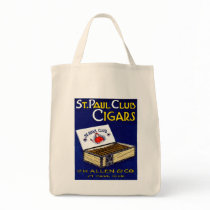 1910 St. Paul Club Cigars Tote Bags
