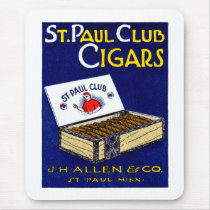 1910 St. Paul Club Cigars Mousepads