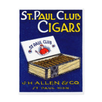 1910 St. Paul Club Cigars Post Cards