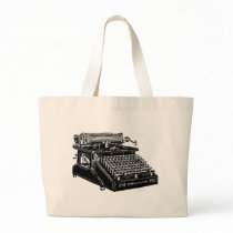 1910 Typewriter Canvas Bag