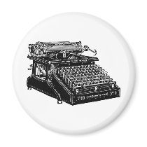 1910 Typewriter Magnet