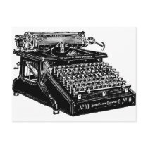 1910 Typewriter Postcards