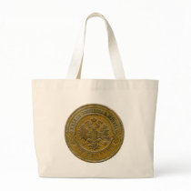 1911 Russian 3 kopek tote Canvas Bag