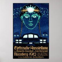 1912 Electricity Expo Poster