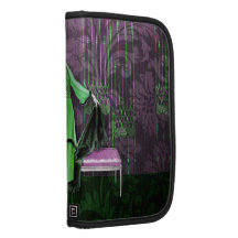 1913 LUXE: VINTAGE FASHION in Green and Mauve Organizer