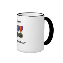 1914-1918 Lest We Forget Mug