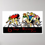 1914 Bicycle Race Poster posters