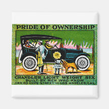1914 Chandler Automobile Poster Magnet