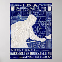 1914 Dutch Baking Expo Poster