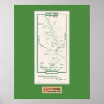 1914 Map of Yosemite Valley Posters