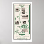 1914 Map, San Miguel to San Luis Obispo Poster