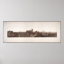 1914 Skyline, Birmingham, AL Yard Long Photo Poster