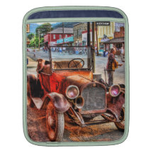 1915 DODGE AND DOG iPad SLEEVE