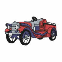 1915 Fire Truck Embroidered Shirt