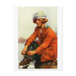 1915 Ice Skating Post Card