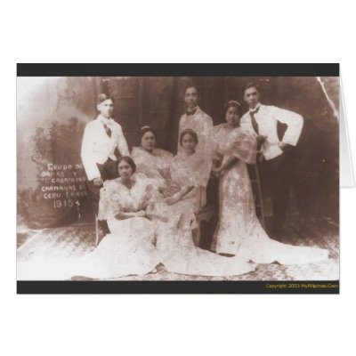 1915 Philippine Fashions Greeting Card by mypilipinas
