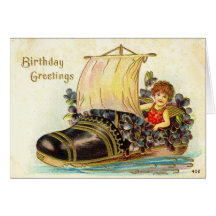 1915 Vintage Birthday Greetings Greeting Cards