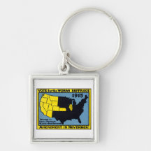 1915 Vote for Womans Suffrage Key Chain