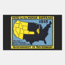 1915 Vote for Womans Suffrage Stickers
