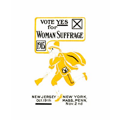 1915 Yes! Womens Suffrage Poster Shirt by historicimage