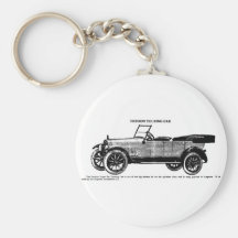 1919 Hudson Touring Car Keychain