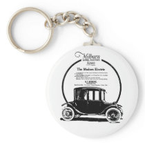 1919 Milburn electric car illustration Keychains
