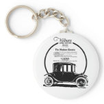 1919 Milburn electric car illustration keychains