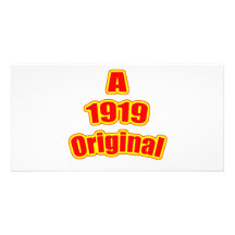 1919 Original Red Custom Photo Card