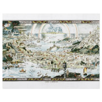 1920 Classic Fairyland Imaginary Map