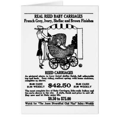 1920 Reed Baby Carriages Augusta GA Card by Jakestuff
