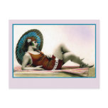 1920s Bathing beauty, flapper girl Postcard