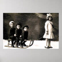 1920's Christmas Print