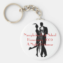 1920's couple, Nacogdoches High SchoolHomecomin... Keychain