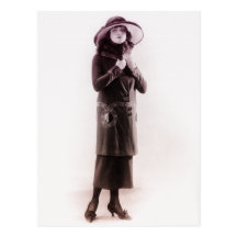 1920s Fashion Postcard